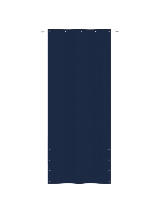 Balkona aizslietnis, 100x240 cm, zils oksforda audums