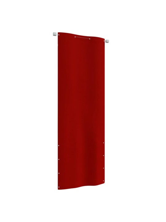 Balkona aizslietnis, 80x240 cm, sarkans oksforda audums