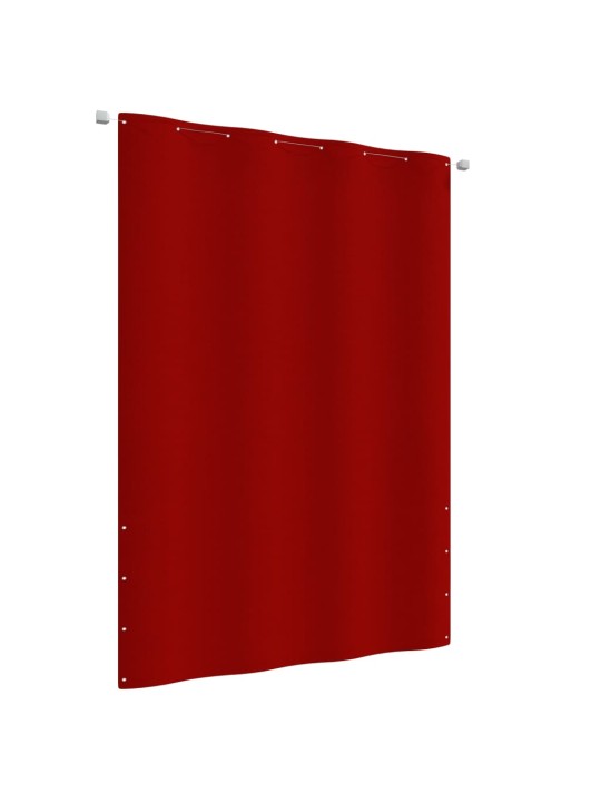 Balkona aizslietnis, 160x240 cm, sarkans oksforda audums