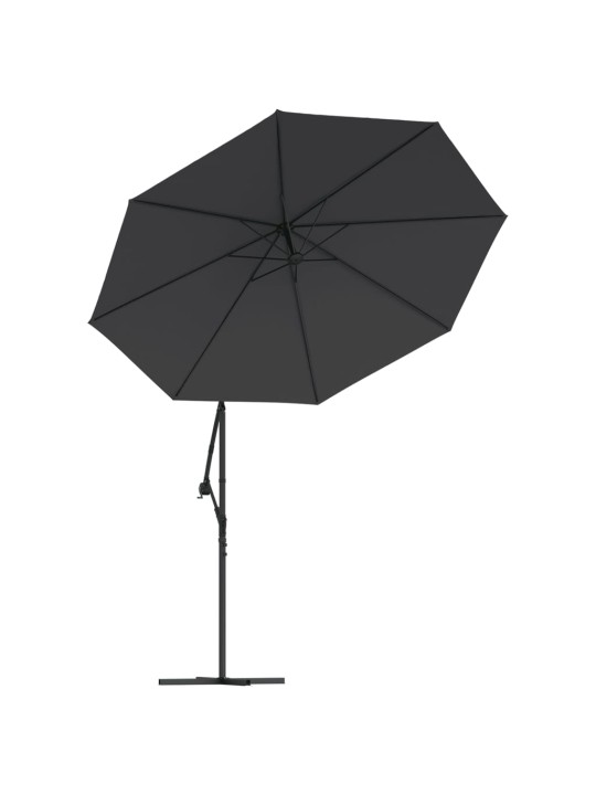 Saulessarga rezerves audums, melns, 300 cm
