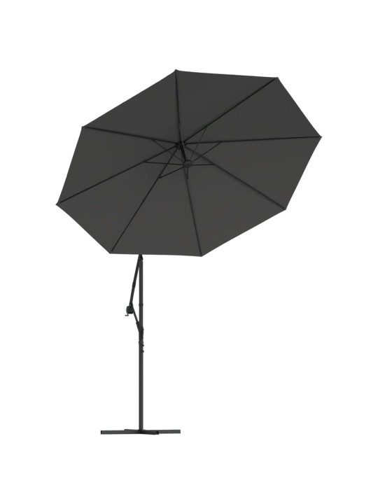Saulessarga rezerves audums, antracītpelēks, 350 cm