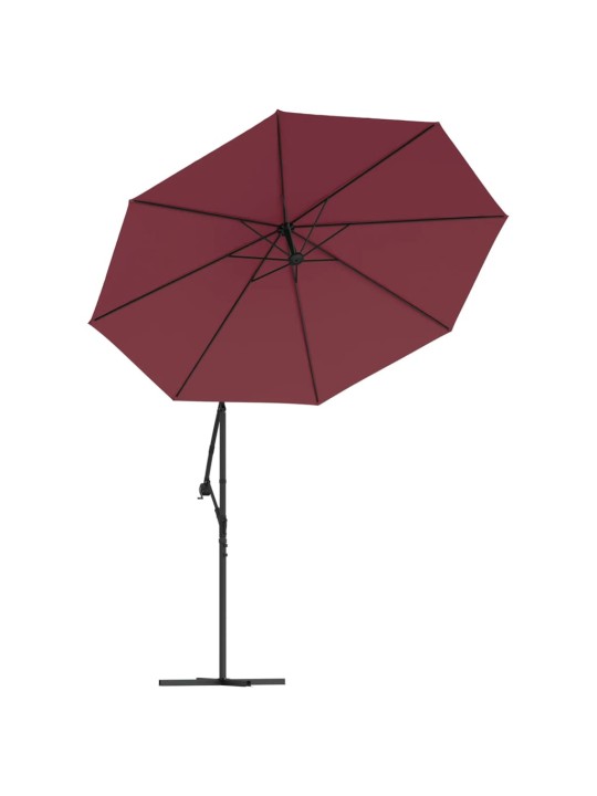 Saulessarga rezerves audums, bordo sarkans, 350 cm