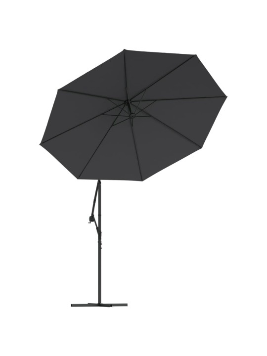 Saulessarga rezerves audums, melns, 350 cm