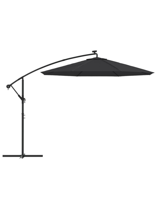 Saulessarga rezerves audums, melns, 350 cm