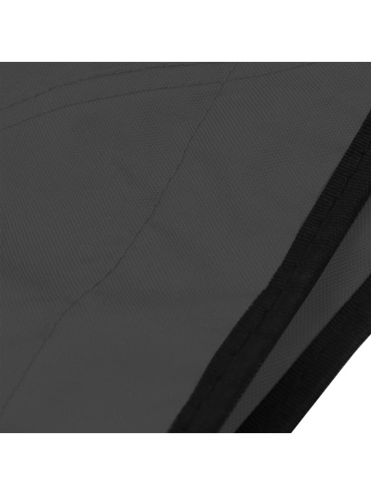 Trīsloku motorlaivas jumts, pelēks, 183x140x137 cm