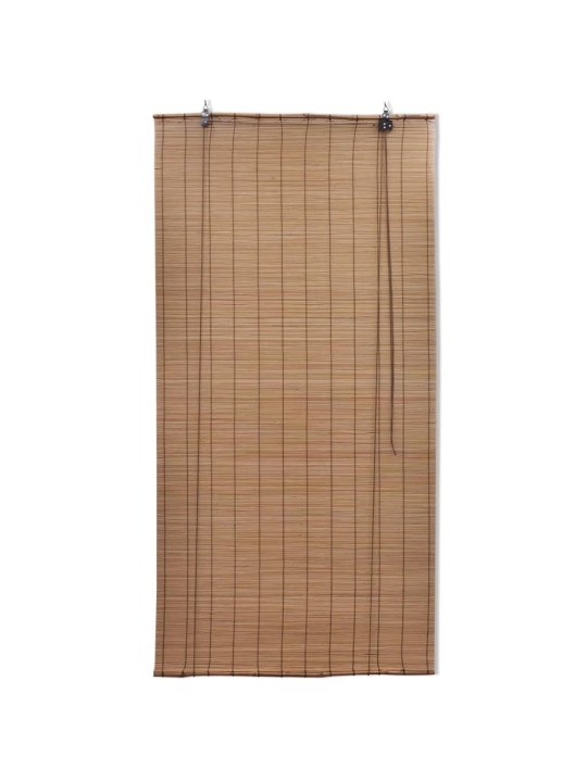 Ruļļu žalūzijas, 2 gab., brūns bambuss, 120 x 220 cm