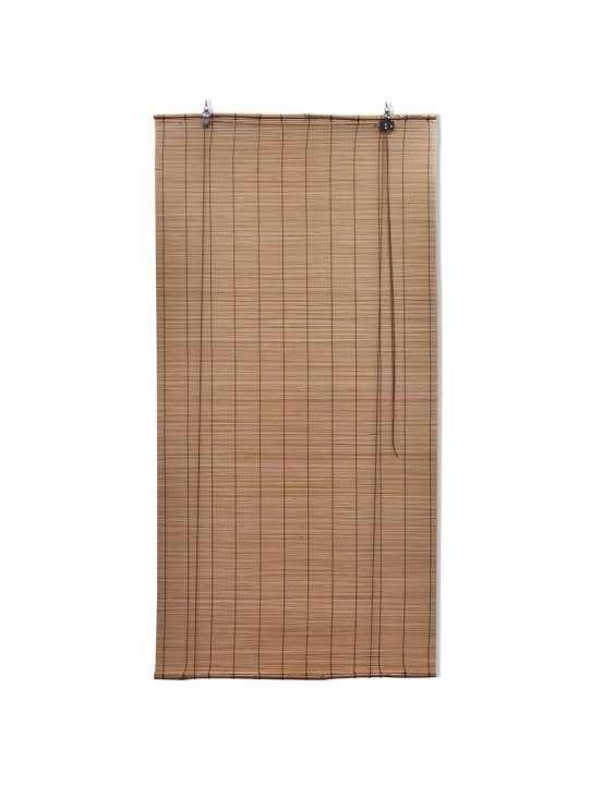 Ruļļu žalūzijas, 2 gab., brūns bambuss, 150x220 cm
