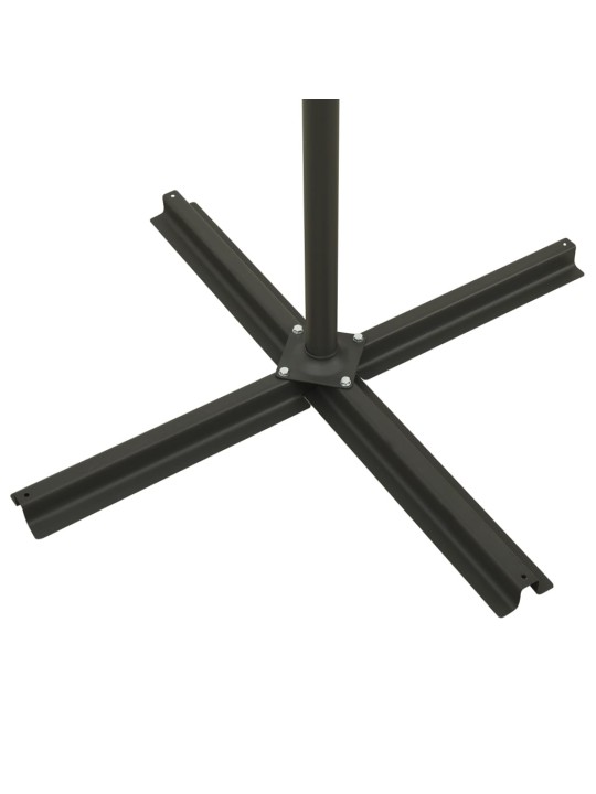 Saulessargs ar kātu un led gaismām, 300 cm, zaļš
