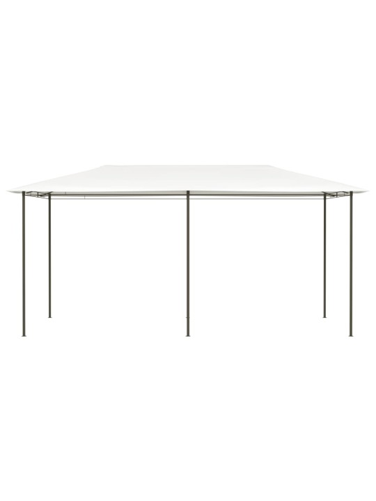 Dārza nojume, 2,98x5,3x2,59 m, krēmkrāsas, 160 g/m²