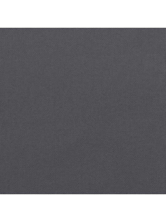 Dārza sola matracis, 100x(50+50)x7 cm, audums, antracītpelēks