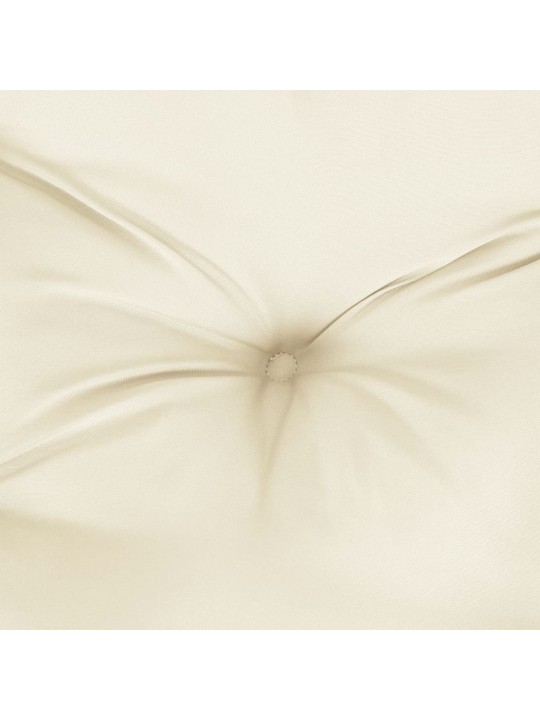 Dārza sola matracis, 180x(50+50)x7cm, audums, krēmbalts