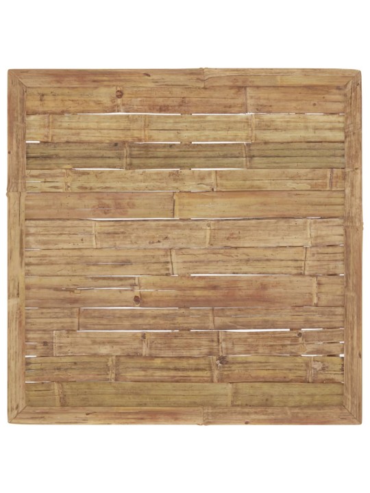 Dārza galds, 65x65x30 cm, bambuss