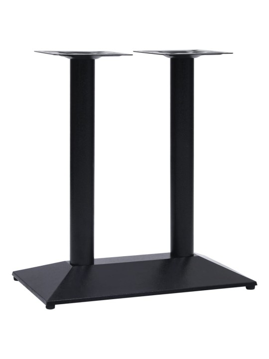 Bistro galda kāja melna 70x40x72 cm čuguns