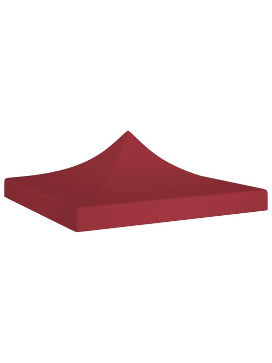 Dārza nojumes jumts, 3x3 m, vīnsarkans, 270 g/m²