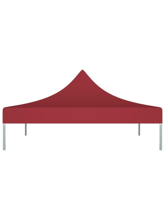 Dārza nojumes jumts, 3x3 m, vīnsarkans, 270 g/m²