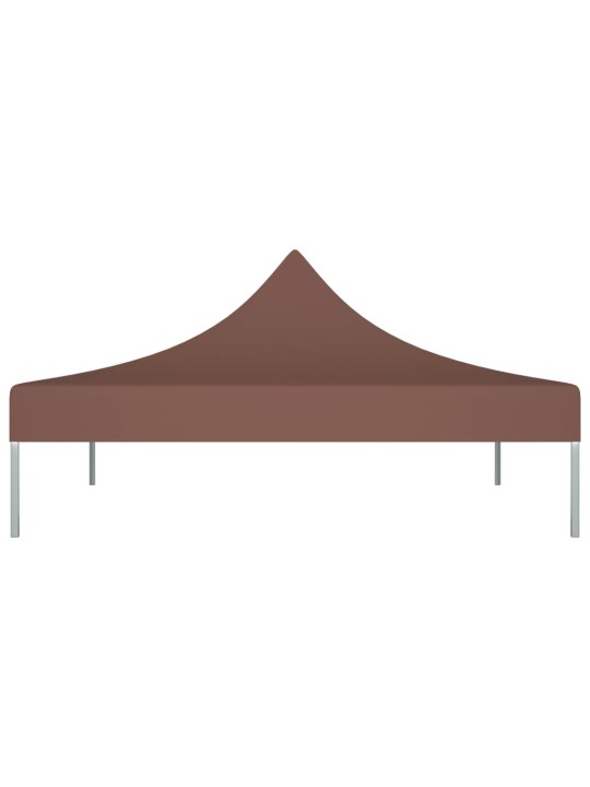 Dārza nojumes jumts, 3x3 m, brūns, 270 g/m²