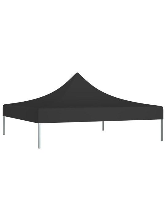Dārza nojumes jumts, 3x3 m, melns, 270 g/m²