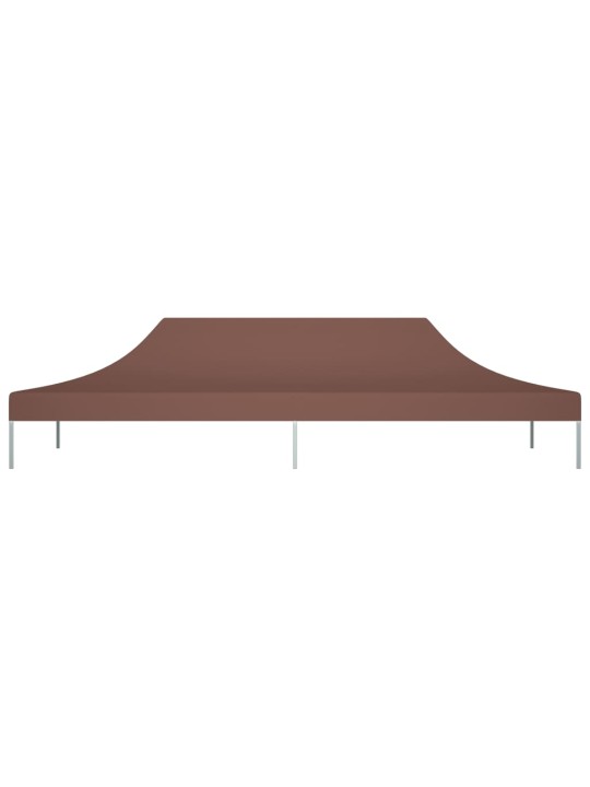 Dārza nojumes jumts, 6x3 m, brūns, 270 g/m²