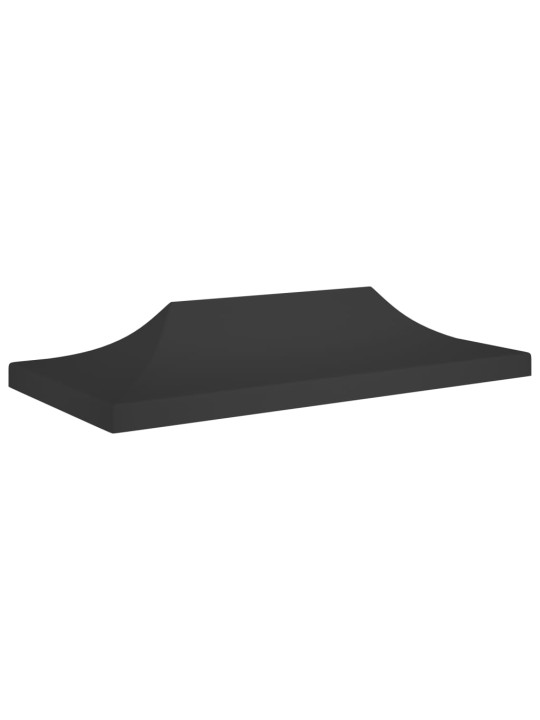 Dārza nojumes jumts, 6x3 m, melns, 270 g/m²