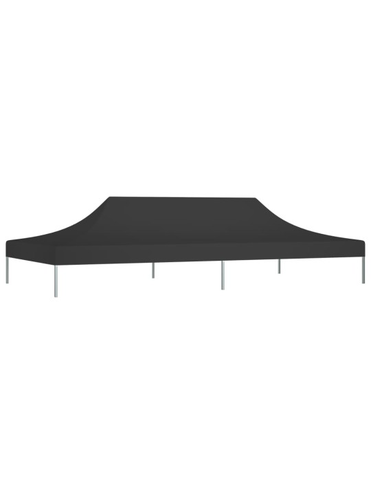Dārza nojumes jumts, 6x3 m, melns, 270 g/m²