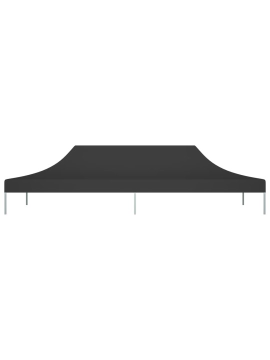 Dārza nojumes jumts, 6x3 m, melns, 270 g/m²
