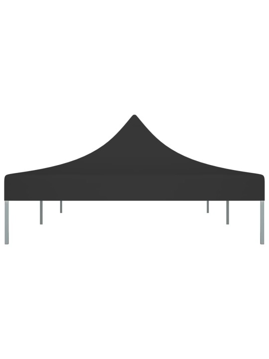 Dārza nojumes jumts, 6x3 m, melns, 270 g/m²