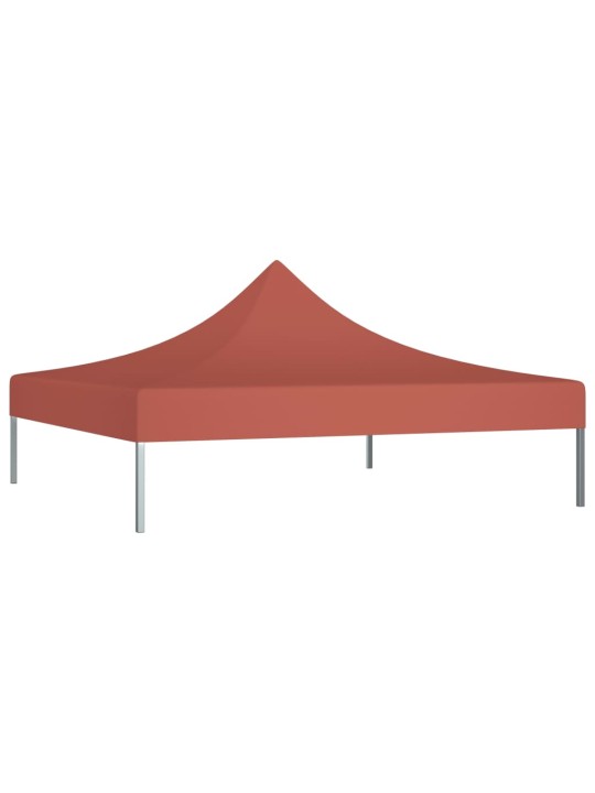 Dārza nojumes jumts, 2x2 m, sarkanbrūns, 270 g/m²