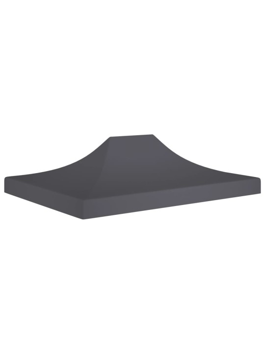 Dārza nojumes jumts, 4x3 m, antracītpelēks, 270 g/m²