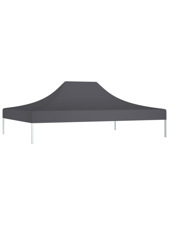 Dārza nojumes jumts, 4x3 m, antracītpelēks, 270 g/m²