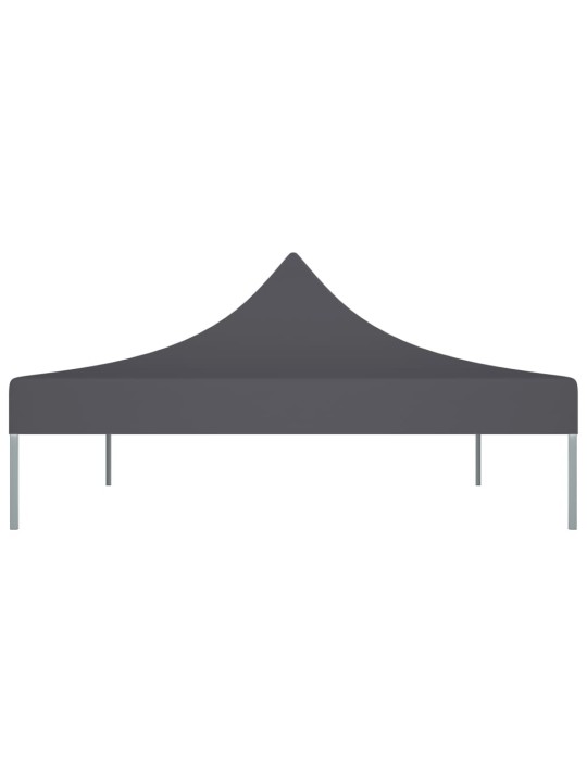 Dārza nojumes jumts, 4x3 m, antracītpelēks, 270 g/m²