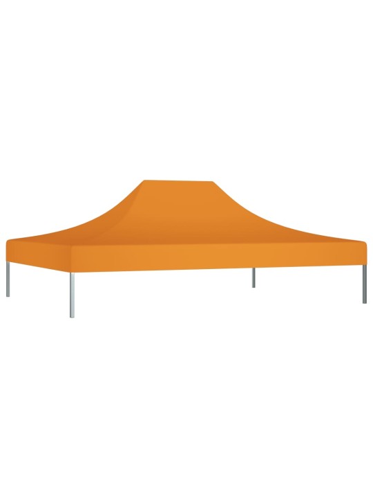 Dārza nojumes jumts, 4x3 m, oranžs, 270 g/m²