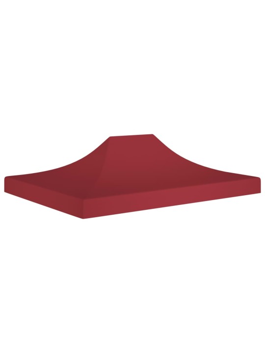 Dārza nojumes jumts, 4x3 m, vīnsarkans, 270 g/m²