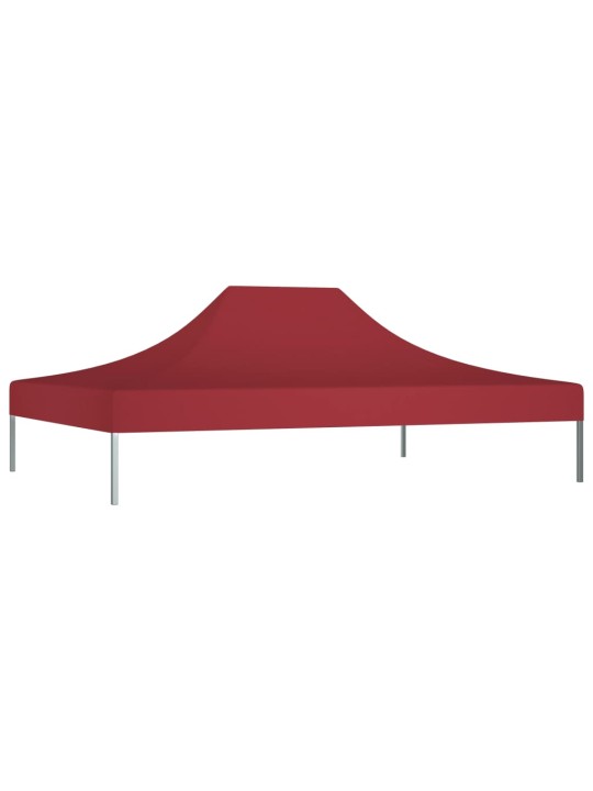 Dārza nojumes jumts, 4x3 m, vīnsarkans, 270 g/m²
