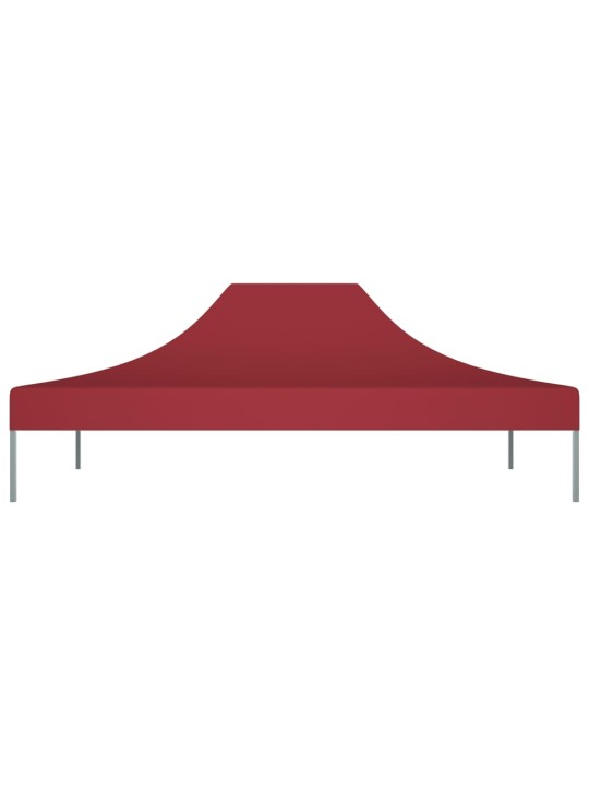 Dārza nojumes jumts, 4x3 m, vīnsarkans, 270 g/m²