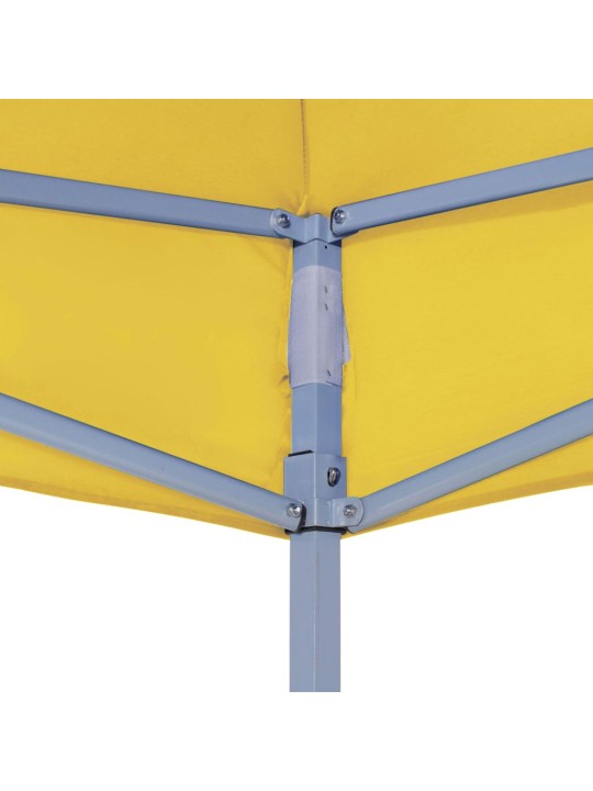 Dārza nojumes jumts, 4x3 m, dzeltens, 270 g/m²
