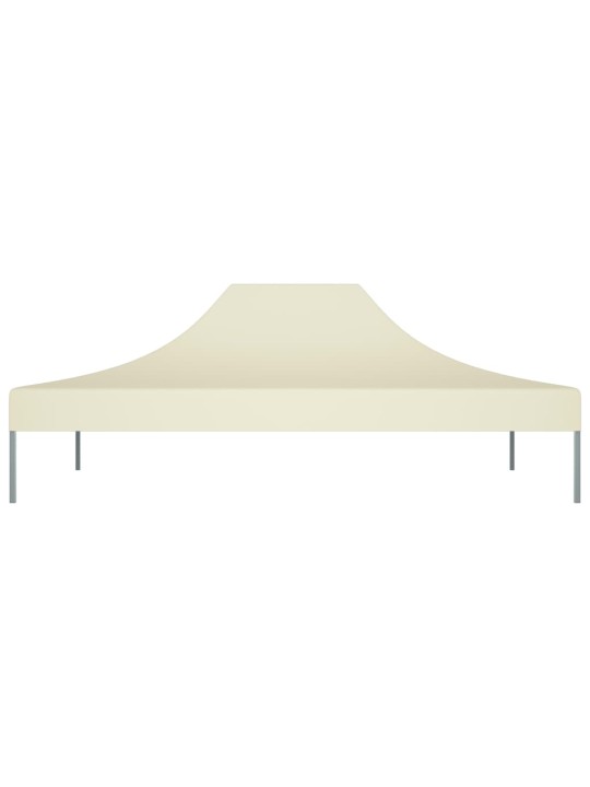 Dārza nojumes jumts, 4,5x3 m, krēmkrāsas, 270 g/m²