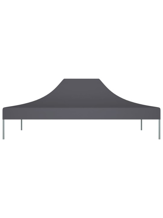 Dārza nojumes jumts, 4,5x3 m, antracītpelēks, 270 g/m²
