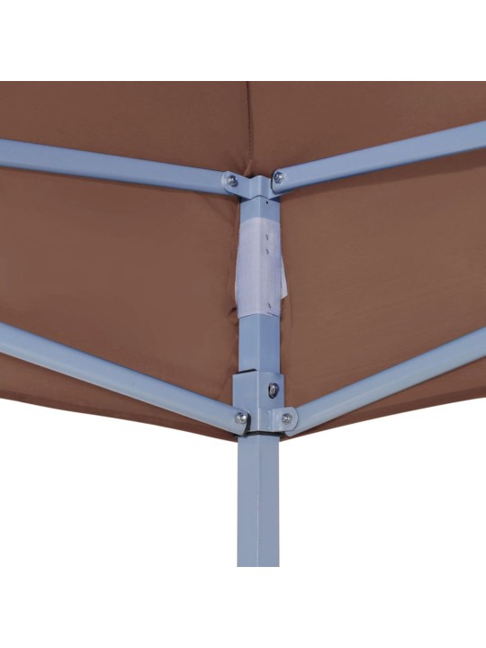 Dārza nojumes jumts, 4,5x3 m, brūns, 270 g/m²