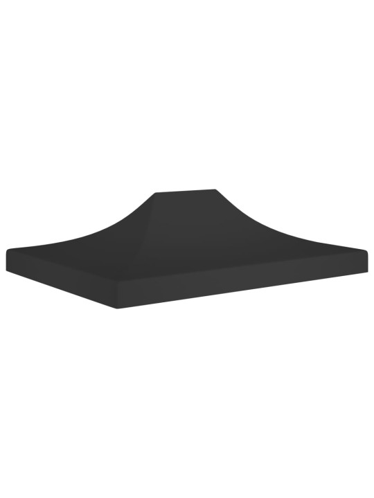 Dārza nojumes jumts, 4,5x3 m, melns, 270 g/m²