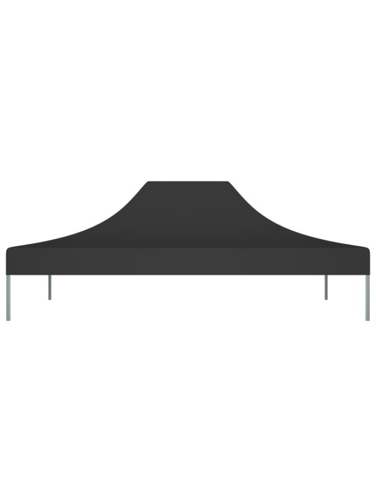 Dārza nojumes jumts, 4,5x3 m, melns, 270 g/m²