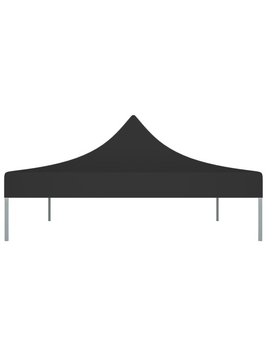 Dārza nojumes jumts, 4,5x3 m, melns, 270 g/m²