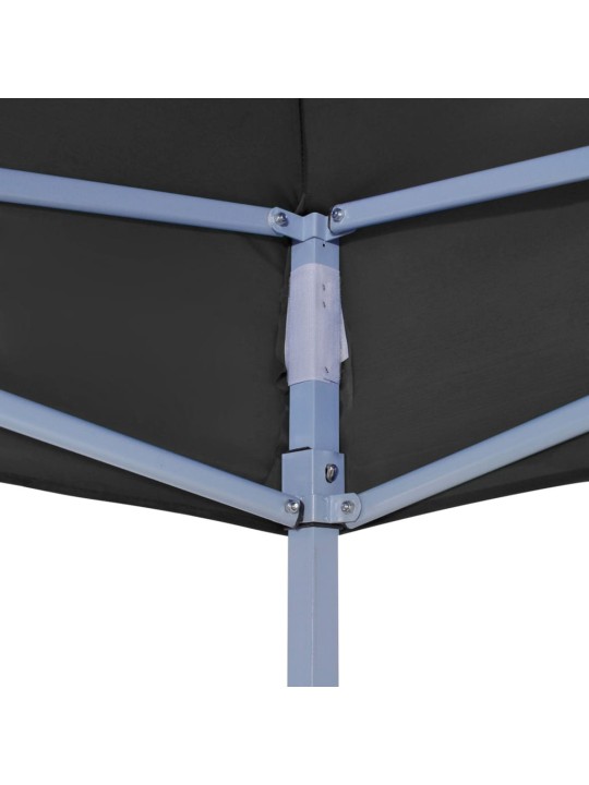 Dārza nojumes jumts, 4,5x3 m, melns, 270 g/m²