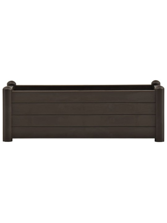 Augstā puķu kaste, pelēkbrūna, 100x43x35 cm, pp