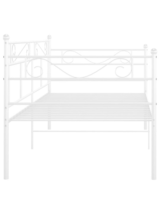 Dīvāngulta, balta, metāls, 90x200 cm