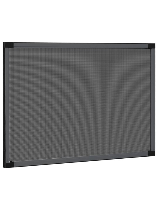 Pagarināms kukaiņu siets logam, antracītpelēks, (75-143)x50 cm