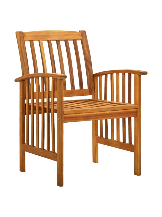 30580885 Piece Garden Dining Set with Cushions Solid Acacia Wood (45962+2x312130)
