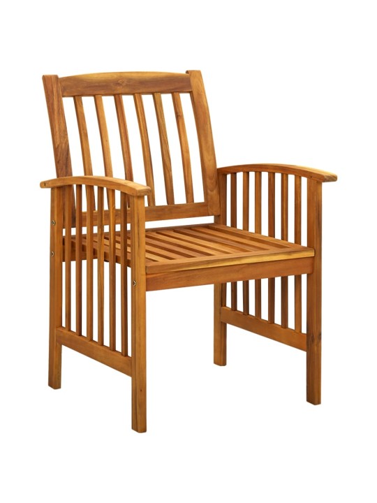 30580907 Piece Garden Dining Set with Cushions Solid Acacia Wood (45963+2x312129)