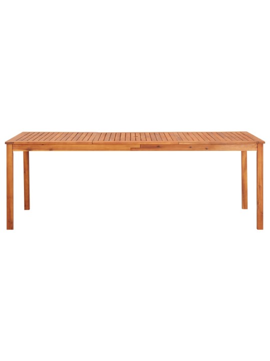 30580919 Piece Garden Dining Set with Cushions Solid Acacia Wood (45963+312128+2x312129)