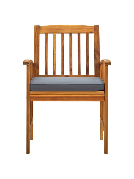 30580939 Piece Garden Dining Set with Cushions Solid Acacia Wood (45963+312130+2x312131)
