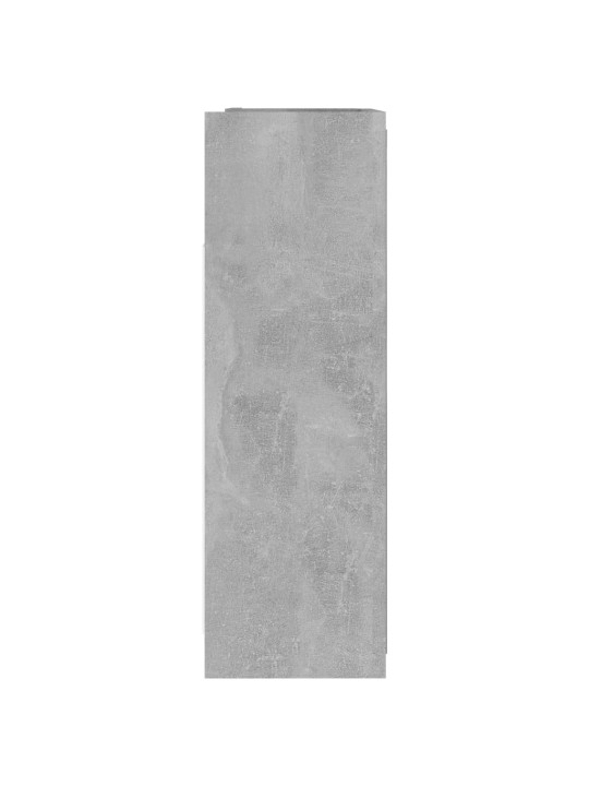 Vannasistabas spoguļskapītis, betona pelēks, 62,5x20,5x64 cm